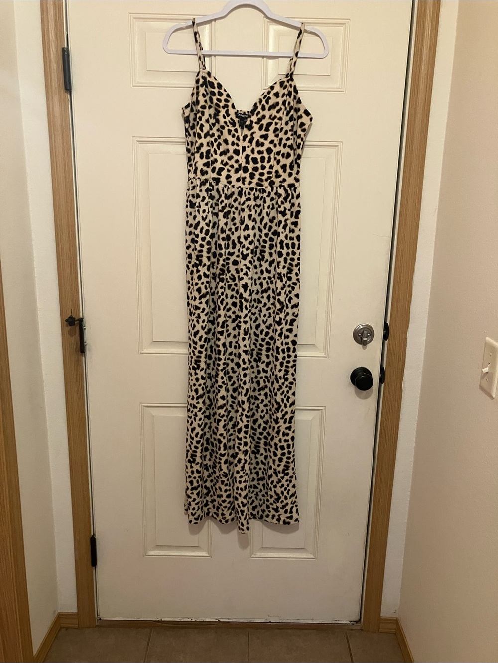 Leopard print jumpsuit